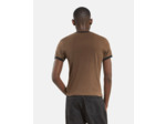T-shirt avec print dark brown