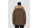 Parka à Parka à capuche avec fausse fourrure amovible avec fausse fourrure amovible