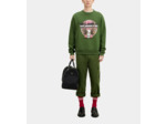 Sweatshirt Avec Print Aigle used kaki