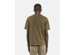 T-shirt manches courtes avec print devant olive kaki
