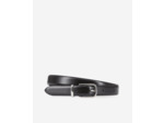 Ceinture En Cuir Glacé Noir black
