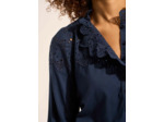 Top en jersey détails brodés