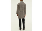 Manteau mi-long à carreaux - LILOU