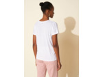 Tee-shirt oversize col V