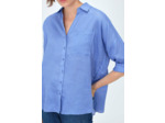 Chemise sandy oversize 100% lin