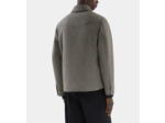 Blouson Style Surchemise Pied De Poule Marron Et Écru brown