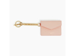 Porte cartes avec mousqueton Emilie en cuir monogramme