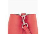 Mini sac seau Louise en cuir grainé