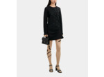 Pull En Cachemire Col Rond Et Pluie D'Etoiles black