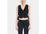 Gilet Avec Laçage Noir black