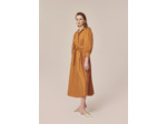 Robe Rivoltine Cognac en Coton