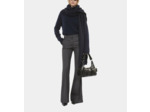 Pantalon En Laine Flare Gris grey