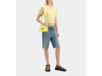 Polo Jaune Clair En Maille Ajourée mellow yellow