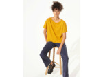 T-shirt ocre jaune