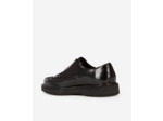 Derbies en cuir avec boucle western black