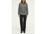 Chemise à fleurs en satin - BERNICE