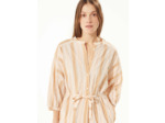 Robe rayures orangees