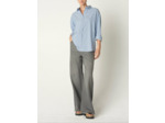 Chemise eza ecru rayures bleu