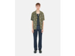 Chemise Imprimée Manches Courtes kaki black