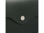Pochette à rabat avec bandoulières amovibles Sans Couture en cuir lisse