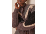 Gilet motif jacquard BRITNEY