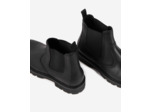 Bottines Chelsea en cuir noir black