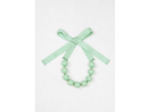 Collier Bella à grosses perles vertes