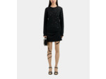Pull En Cachemire Col Rond Et Pluie D'Etoiles black