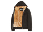 Gilet côtelé doublé à capuche sherpa