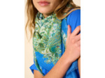 Foulard imprimé bleu