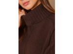 Robe col roulé ROXA en laine