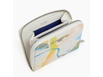 Porte monnaie zippé Emilie en cuir caviar