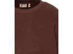 Pull col rond en maille texturée