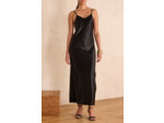 Robe satinée à bretelles REFLET
