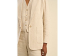 Veste de tailleur contenant du lin