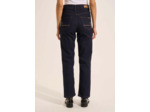 Jean droit taille haute cinq poches