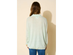 Gilet ample avec col polo