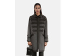 Manteau Mi Long En Laine Double Face petrol grey