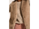 Gilet sans manches en fausse fourrure