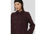 Manteau Marceau Bordeaux en Laine