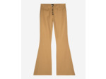 Pantalon evase beige