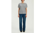 T-shirt large à rayures en lin - GRACINDA