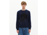 Pull tête de mort marine bleu