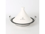 TAJINE inox 30cm avec couvercle en céramique