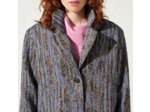 Manteau bleu electrique