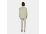 Chemise Vert Clair En Coton Et Lin kaki grey