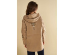 Parka brodée à capuche