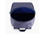 Sac à dos zippé Camille en toile enduite