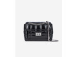 Sac En Cuir Matelassé Noir black