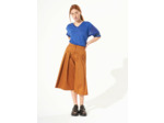 Pantalon large muscade